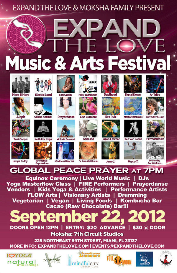 Expand The Love Music and Arts Festival - Saturday September 22, 2012 @ 7th Circuit Studios