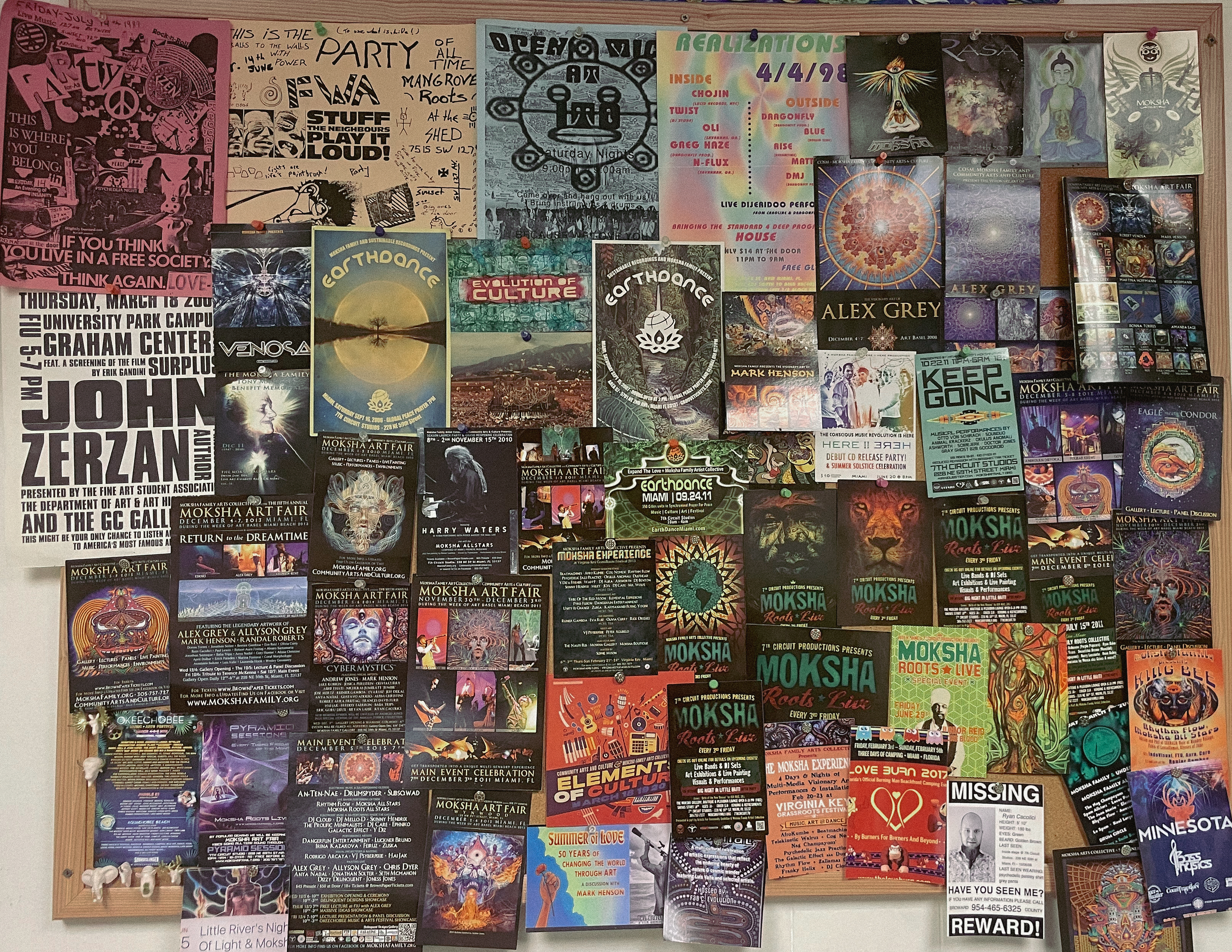 Moksha Arts Collective through the years