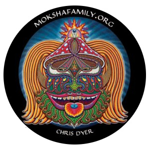 Chris Dyer Moksha Symbol Sticker